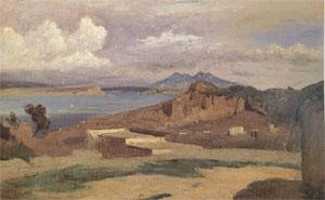Jean Baptiste Camille  Corot Ischia,View from the Slopes of Mount Epomeo (mk05) oil painting image